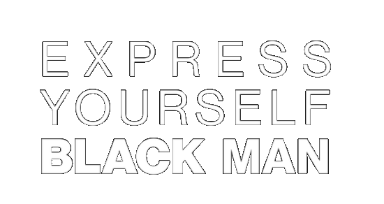 Express Yourself Black Man logo